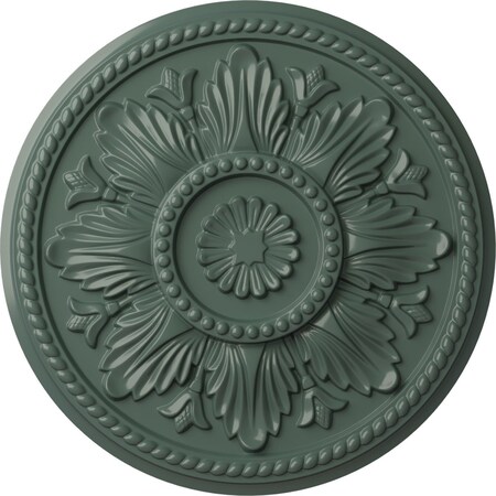Edinburgh Ceiling Medallion (Fits Canopies up to 5 1/4"), Hand-Painted Cloud Burst, 18"OD x 1 3/4"P